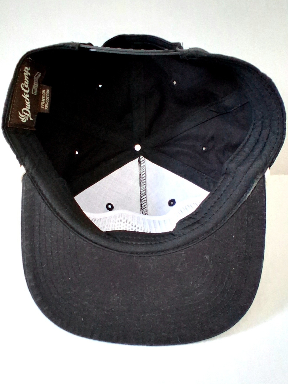 Duck Camp Whitetail Buck Snapback Rope Hat Black - Picture 5 of 6